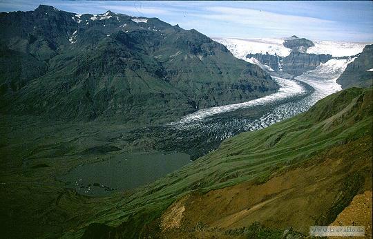 Island  Gletscher Vatnajokull