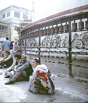 Nepal Kathmandu Monkeytemple